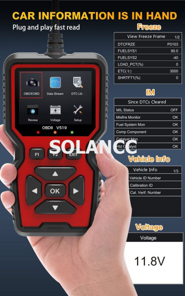 V519 OBD2 CAR SCANNER