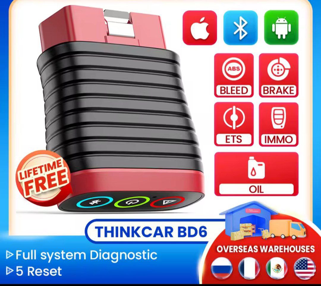 THINKCAR BD6 OBD2 BLUETOOTH DIAGNOSTICS SCANNER